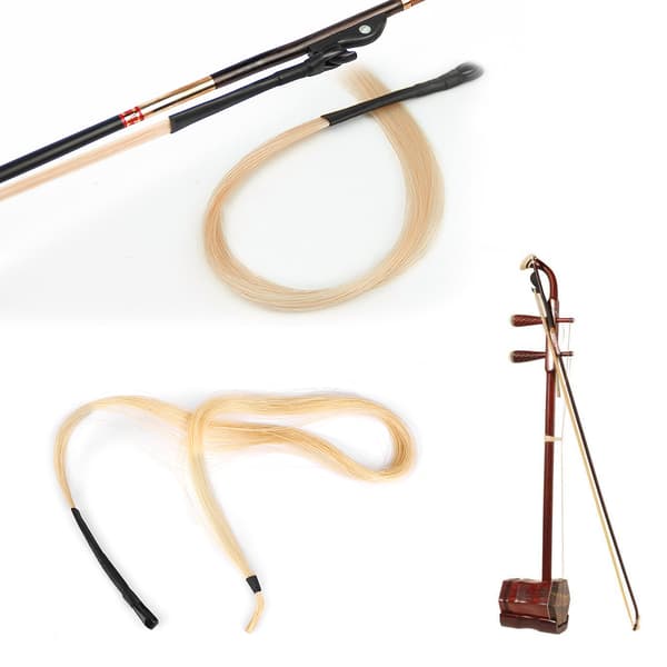 BY304 Holdbart Hestehår Erhu Buehår Tilbehør til Violin Viola Cello Instrumenter