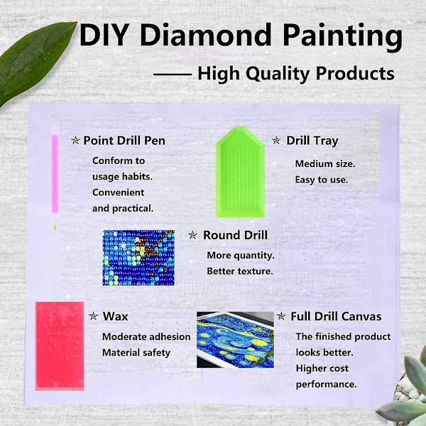 Cat Diamond Painting Kit - komplett 30x40 cm broderi set för korsstygn, djurdesign, DIY vardagsrum och sovrum väggdekoration