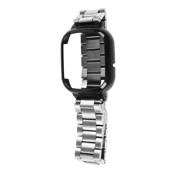 Udskiftningsurrem forhindrer ridser Rustfrit stål Smart Watch-etui med rem til Honor 4