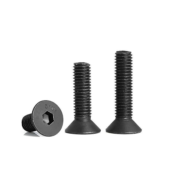 Pakke med 10 Phillips flathode maskinskruer - M8 x 35 mm