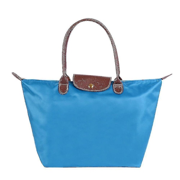 Stor Nylon Le Pliage Tote Taske til Kvinder Lille Blå