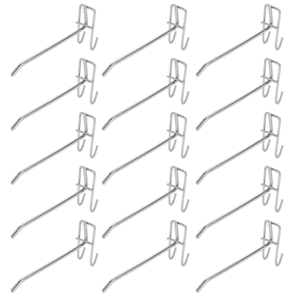 30 stk Supermarked Krok Iron Grid Hylle Krok Smykker Display Hylle Krok 3,5 mm tykkelse 15 cm / 5,9 tommer lang