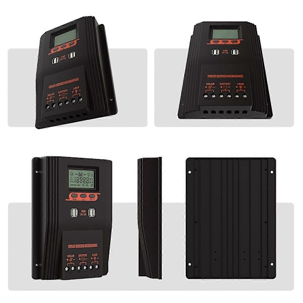 MPPT/PWM Solar Oplader Controller 80A Solpanel Regulator