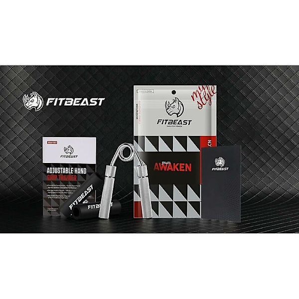 Fitbeast Håndgreb 5 Justerbare Modstandsniveauer 50-150 LB Styrkende Håndgreb, Håndledsforstærker, Fingerforstærker, Enhed
