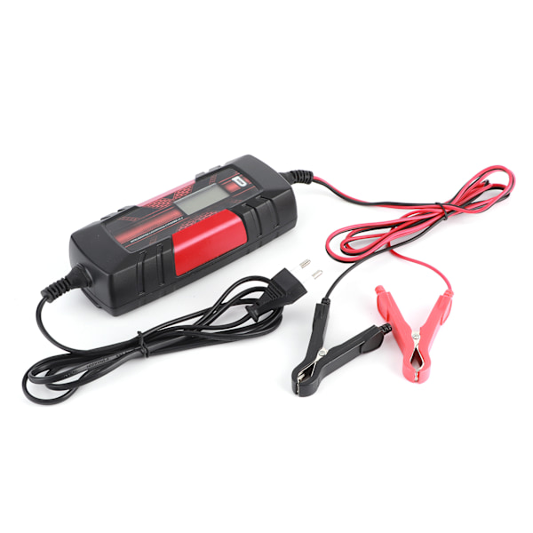 Smart Batterilader Elektronisk Vedligeholdelse Auto Motorcykel 6‑12V IP65 Vandtæt EU Stik 110‑240V
