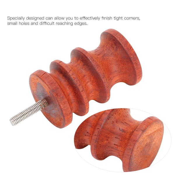 Redwood Läder Slipverktyg Polering Bits Slipning Huvud Elektrisk Polering StickFlat Huvud