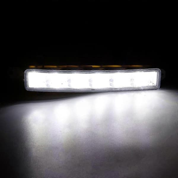 6 LED 6000K kjørelys for C1 06-17 C3 15-19-