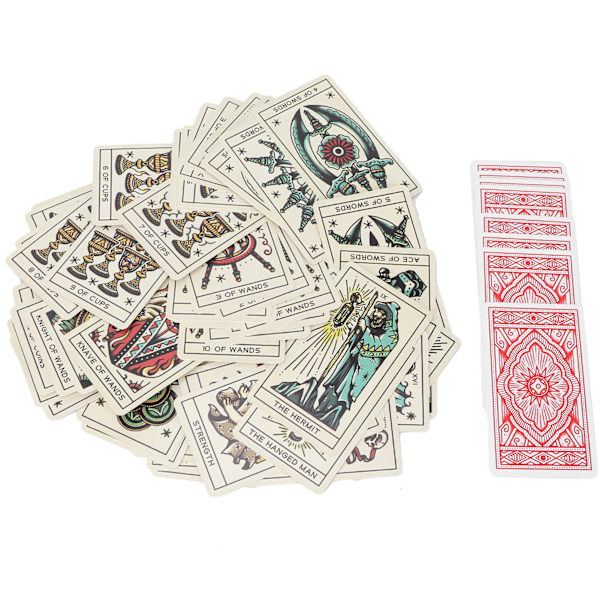 Kannettavien Tarot-korttien kysymyksiin vastaaminen interaktiiviseen peliin aloittelijoille ja kokeneille lukijoille