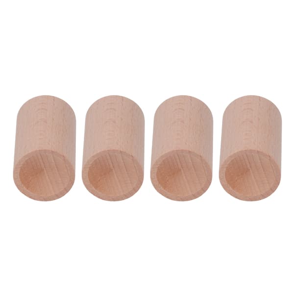 15 STK Bøk Diffuserende Tre Sylindrisk Form Eterisk Olje Aroma Diffuser for Innendørs Bruk