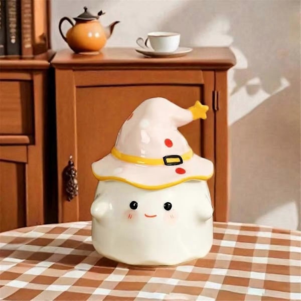Halloween Mugg Halloween Spökmönster Kopp B