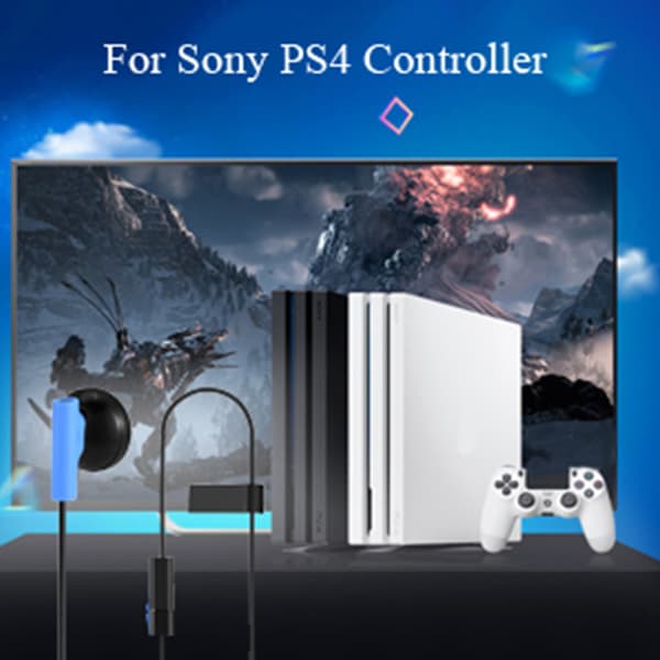 3,5 mm Gaming Øretelefon Headset m/ Mikrofon til Sony Playstation 4 PS4 Controller