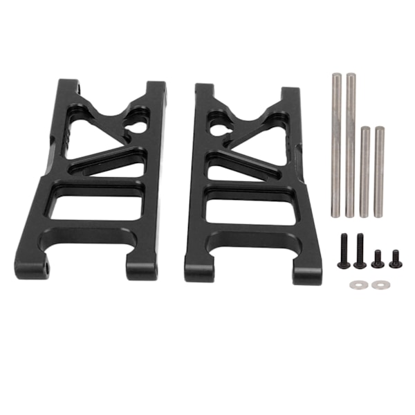 1Pair Aluminum Alloy Rear Lower Suspension Arms Swing Arms for ARRMA Typhon 1/10 RC Car Upgrade PartsBlack