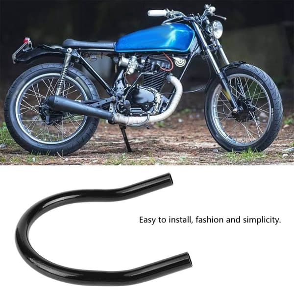 230MM Moottoripyörän Takapenkin Runko Loop Hoop Kiinnike DIY Lisävaruste Kaareva