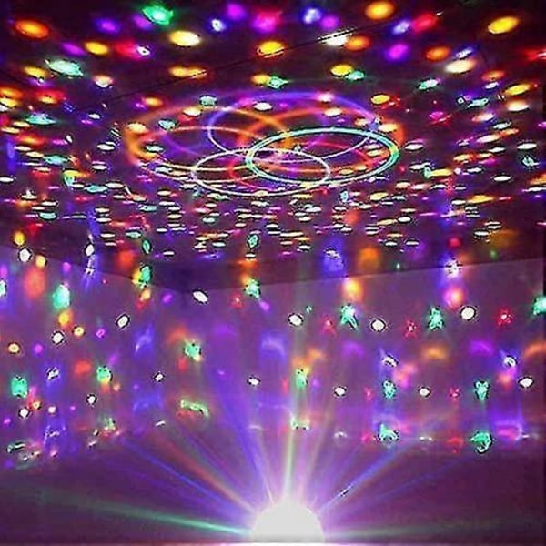 2025 Egnet Diskokule Diskolys Party Diskolys Projektor Led Party Lampe Diskolampe Med Fjernkontroll For