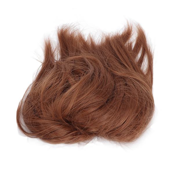 Smutsigt bulle hårbit rufsig Updo Extensions Wavy Wrap hästsvans Hårstycken för kvinnor GirlsQ17-30#
