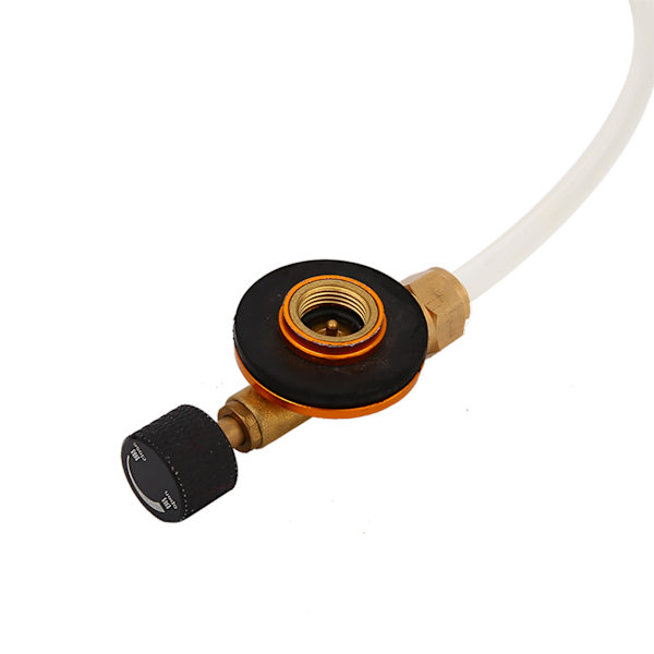 Utomhuscampingspis Refill Adapter Converter Gasflaska LPG Flat Tank Connector