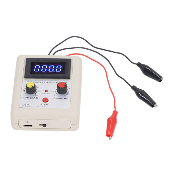 Spændingsmodstandstester Digital spændingskapacitetsdetektor til Diode MOS Triode Transistor 120V-2700V Blåt Display