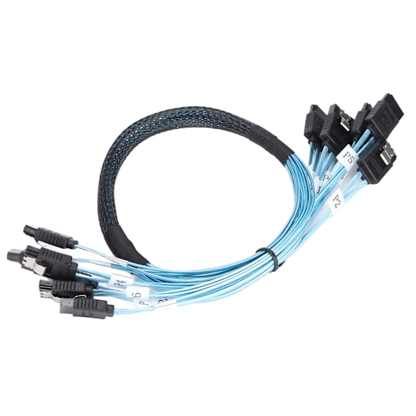 SATA-kablar 7 stift Snabb hastighet 6 Gbps Mini Använd enkelt 6 trådar Hög hastighet SATA-kabelset för dator