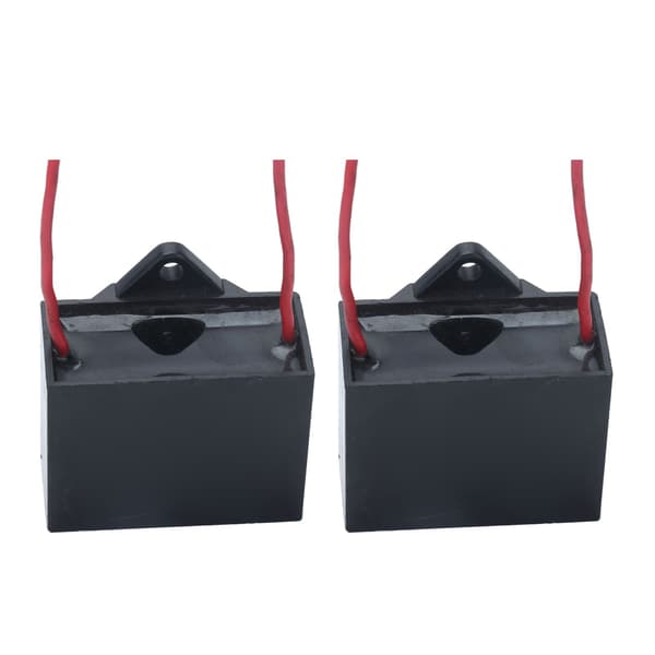 2 st takfläktkondensator startkomponent 2 trådar 25UF 14cm ledningslängd CBB61 250VAC