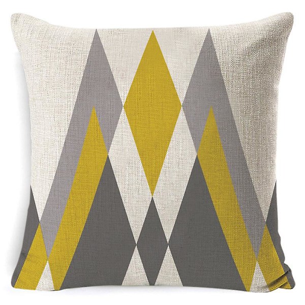 Set med 8 st Kuddfodral Enkla Fyrkantiga Örngott Dekoration för Soffa Vardagsrum Sovrum Kontor 45x45cm