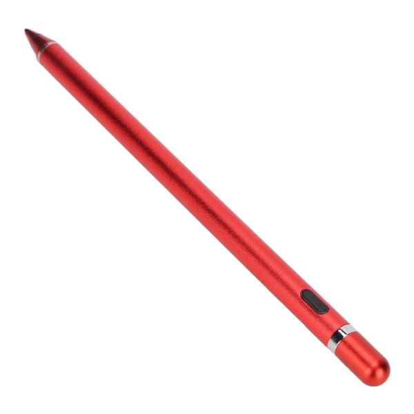 Active Capacitive Stylus USB Lading Kobberspiss Touch Screen Pen for mobiltelefon og nettbrett Rød