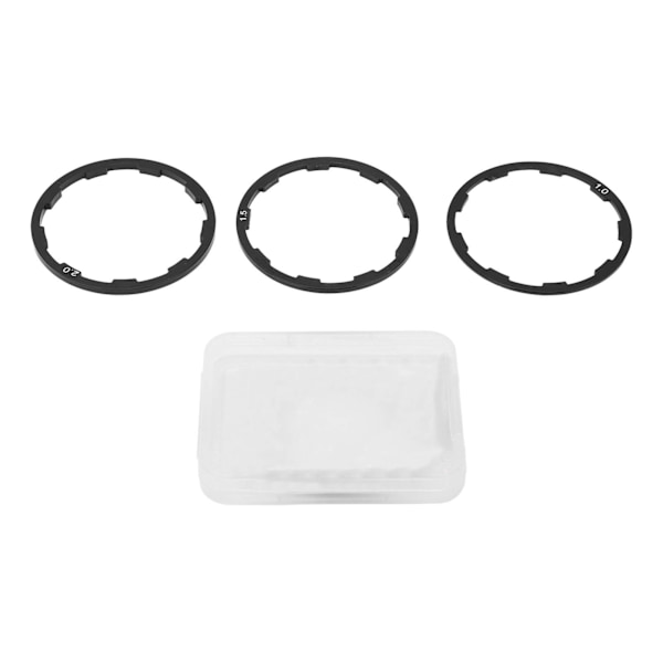 3 stk sykkel svinghjul pakning aluminiumslegering korrosjonsbestandig lett 1 mm 1,5 mm 2 mm sykkelvasker