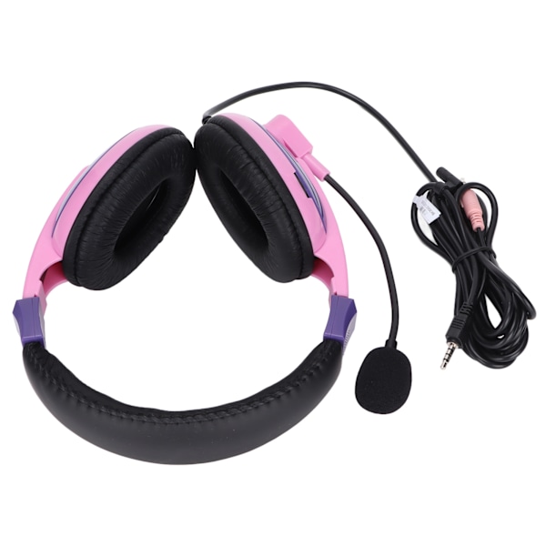 BH3688 kablet headset 3,5 mm hybrid multifunksjonsplugg med omnidireksjonell mikrofonstøtte for XBOX for PS4Pink Purple