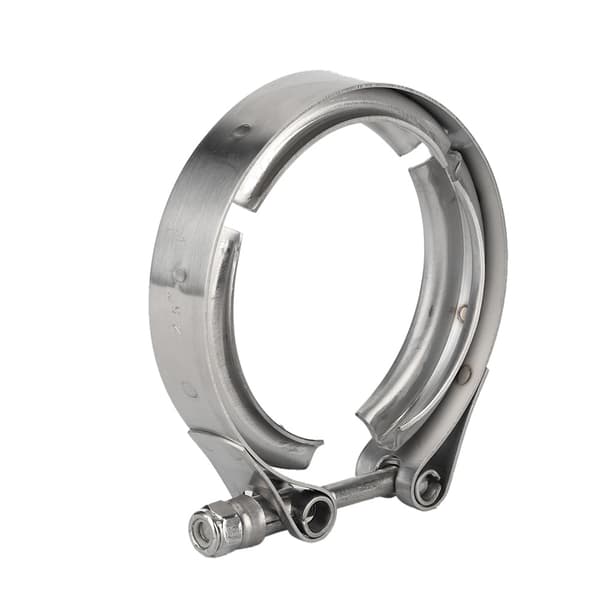 Universal 2,5 tommer 63 mm Bil Auto V-bånds Turbo Downpipe Eksosklemme M6 Skrue