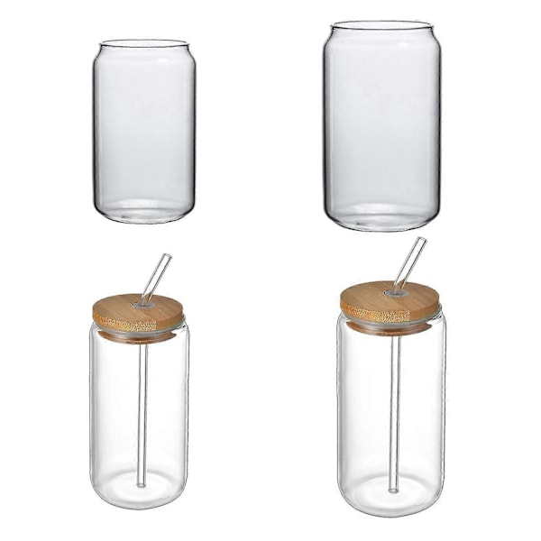 2 st - Iste Glas Cola Burk Glas Glas Dricksglas (395ml/580ml) S