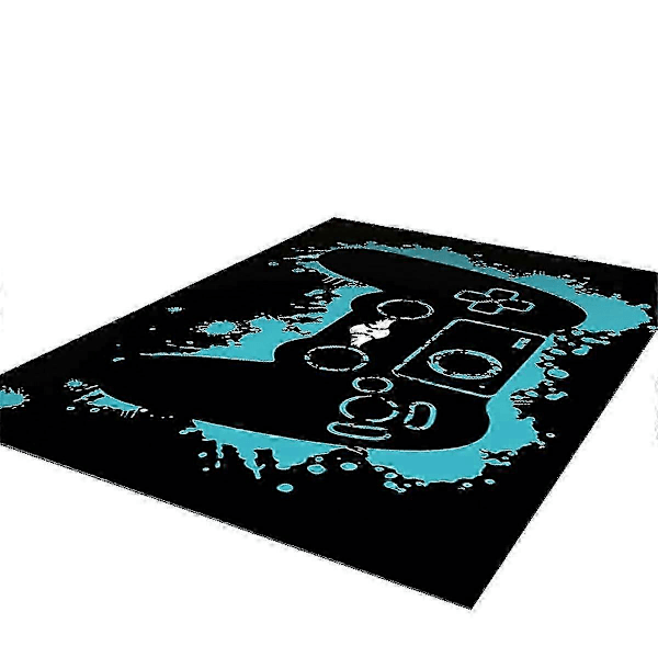 3D Spillmaskin Håndtak Rom Teppe Hjem Badekar Seng Stue Restaurant Gulvmatte Teppe, 120X160CM, B