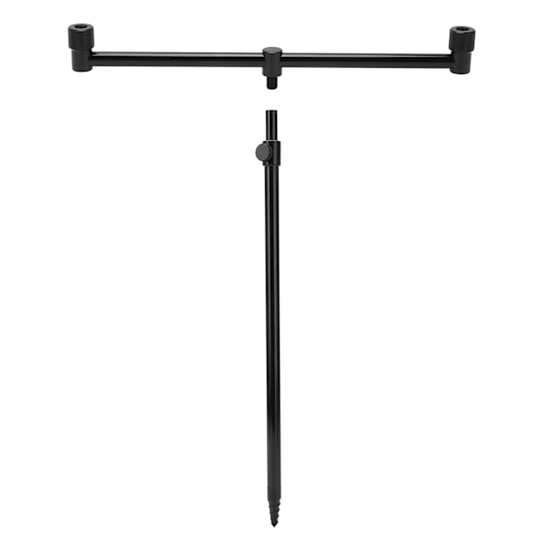 Kalastusvavan jalustasetti, alumiiniseos, kannettava, kestävä, korroosionkestävä, kevyt, kalastusvavan rantapalkki 30 cm Buzz Bar ja 45,5 cm rantapalkki