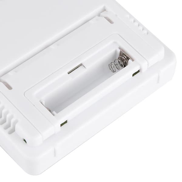 Digital LCD Inomhus Termometer Hygrometer Temperatur Luftfuktighetsmätare med Väckarklocka