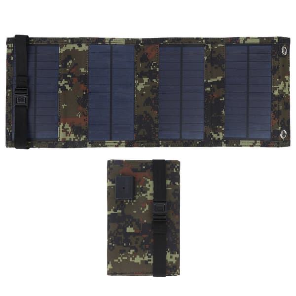 10W 5.5V Foldbart solpanel Udendørs nødoplader Fotovoltaisk panel til telefon Power Bank