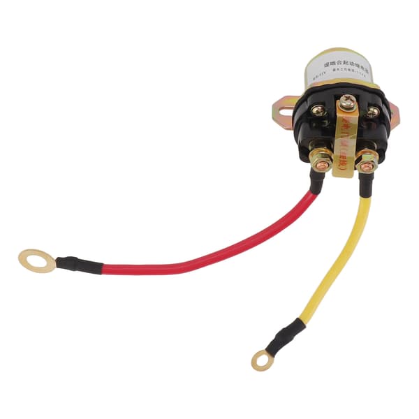 Motorstarterrelæ 12V 150A Højeffekt Kobber ABS Deceleration Motorrelæ til Bil Båd Generatorer
