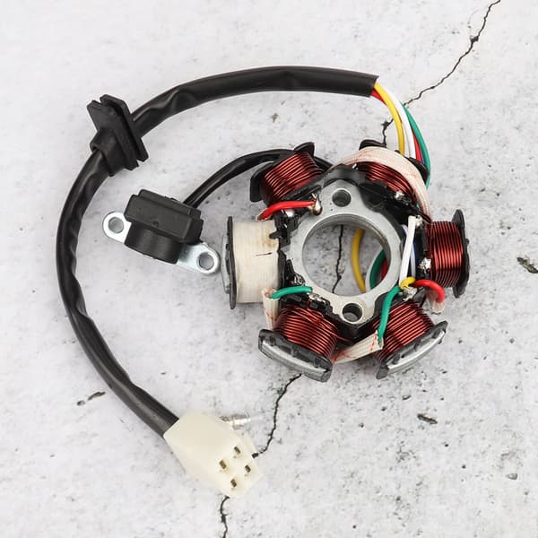 6-spole 5-leder Magneto Stator Coil passer til 50cc 70cc 90cc 110cc 125cc ATV Go Kart