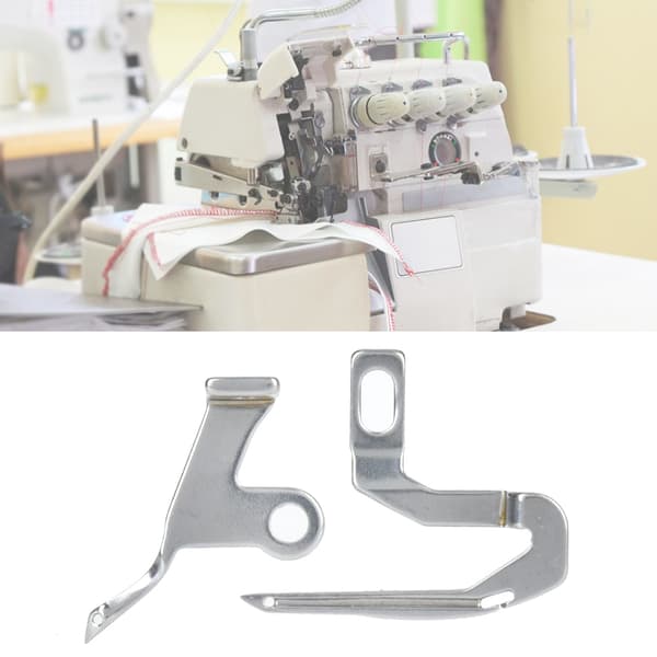 2 stk multifunksjonelle husholdnings overlock-griper i legering, symaskintilbehør