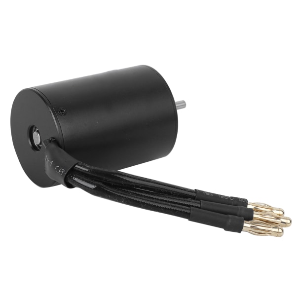 3650 vandtæt 4-polet ikke-induktiv børsteløs motortilbehør til 1/8 1/10 RC-bil (sort) (2300KV)