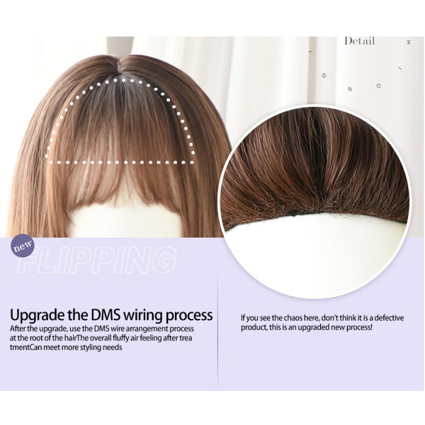 Gradient Grön vågig peruk Majs peruk vågig peruk Bärbar Andningsbar modeperuk