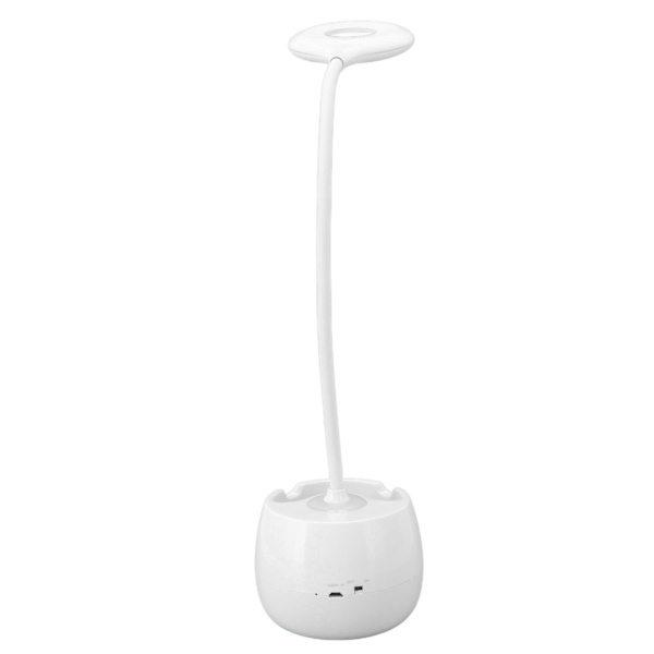 LED-pöytävalaisin, USB-ladattava, silmiä hoitava lukulamppu, 3 tilaa, kosketusohjaus, kynätelineellä kotiin ja toimistoon