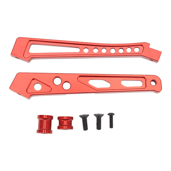 RC-chassi stagförstärkningsramfäste stång aluminiumlegering för ARRMA 1/7 1/8-serie bilar röd