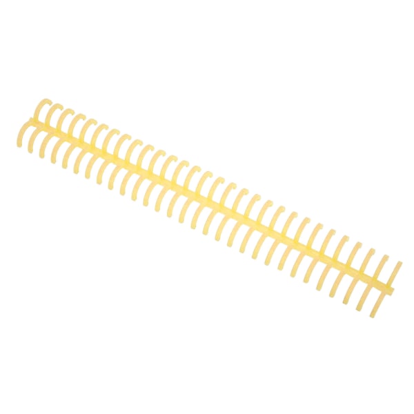 10 st spiralbindningsfjädrar 130 ark kapacitet ryggkam 30 hål 16 mm diameter set kit gul