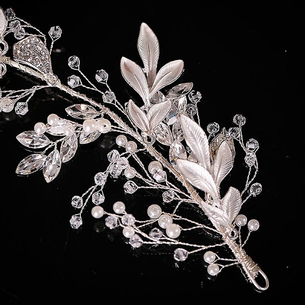 Bryllups-Hodebånd med Rhinestones for Kvinner og Jenter 1 stk