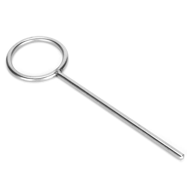 Laboratorie rustfrit stål støttering Robust korrosionsbestandig laboratorieeksperiment 60 mm / 2,4 tommer