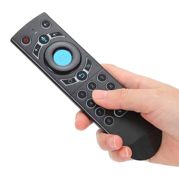 G21 USB trådlös bakgrundsbelyst Air Remote Mouse Smart röstkontroll med gyroskop