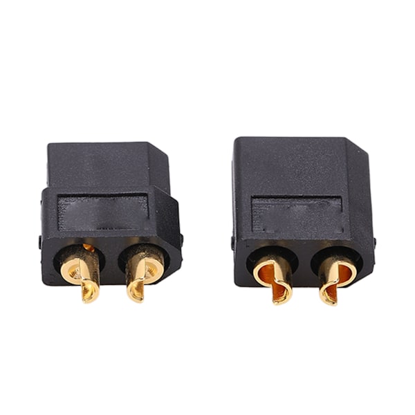 XT60-kontakt Svart hann-hunn RC-batteri motorkontakter for RC-biler fly Skip Modeller