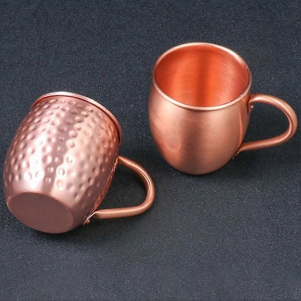 530ML 100% Ren Kopparmugg Trummkopp Cocktailkopp Ren Kopparmugg Restaurang Bar Kall Dryck Kopp