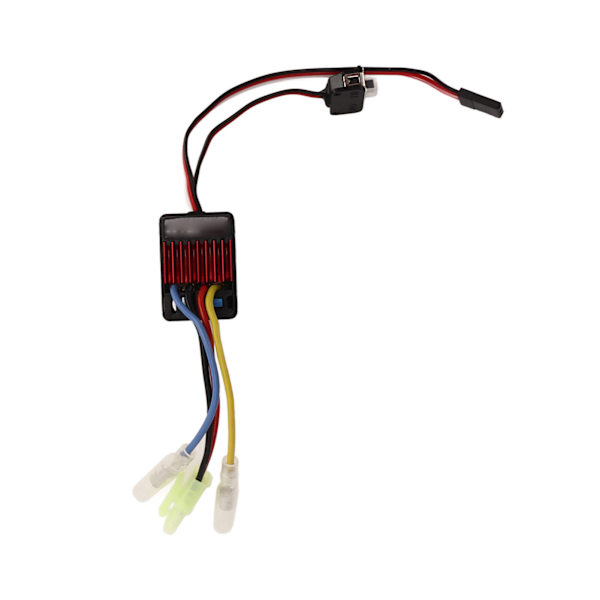 RC-motorvarvtalsregulator med kylfläns i aluminiumlegering, vattentät 25A motorborstad ESC för 1/18 1/16 RC-bil lastbil