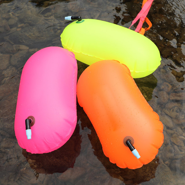 Slitstark PVC-simboj-dragflotta med justerbart midjebälte för simning i flodsjön i havet
