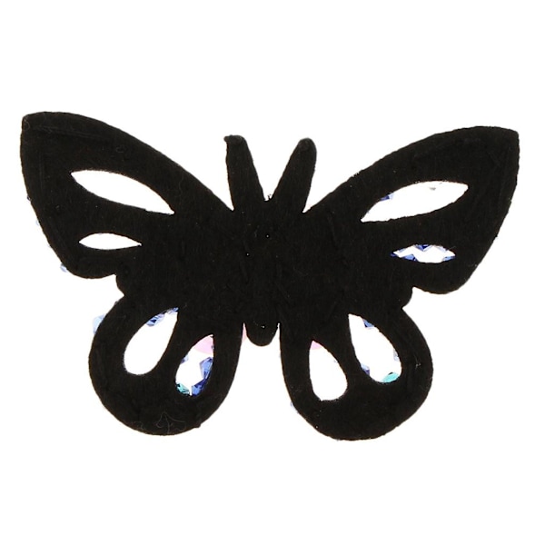 2 stk Krystal Rhinestone Applikation DIY Håndværk Dekoration Patches til Tæpper
