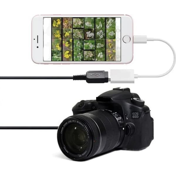 USB-C til Lightning-adapter til iPhone - Hurtig USB 3.0 OTG-forbindelse.